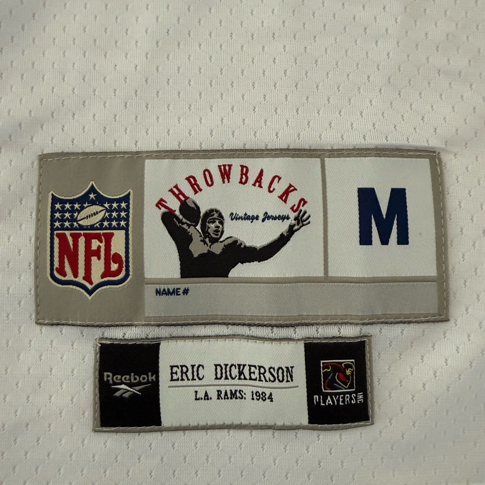 Reebok White and Blue Sports Jersey - Picture 7 of 8